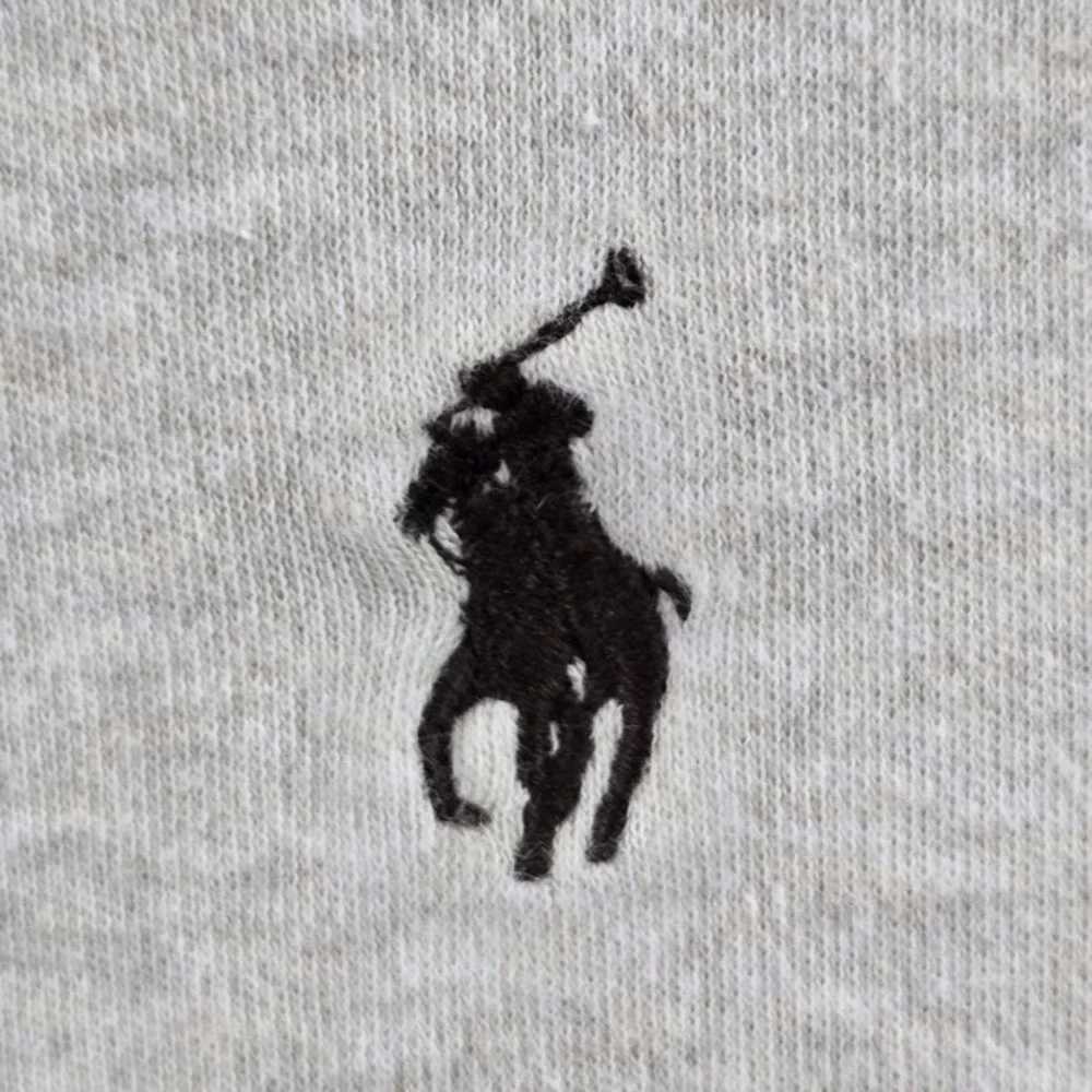 VINTAGE Polo By Ralph Lauren Men Polo XXL Beige Long Sleeve Logo Pony Embroidere